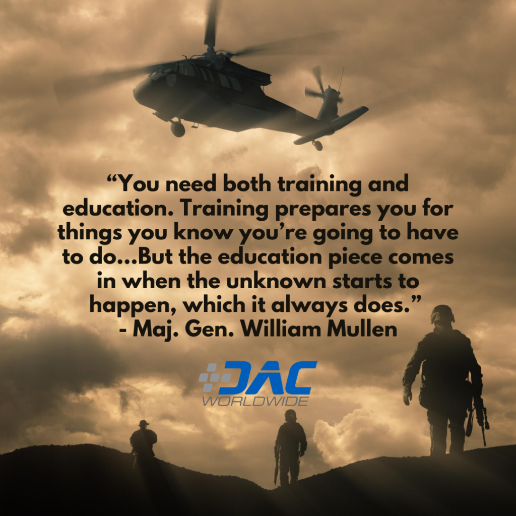 DAC Worldwide - New Marine Corps Doctrine Promotes Education & Training - Mullen Quote