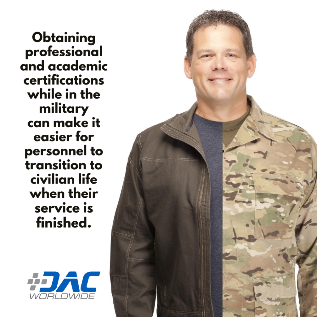 DAC Worldwide - New Marine Corps Doctrine Promotes Education & Training - Certifications Graphic