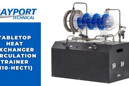 Bayport PRODUCT Mini-Blog Graphic - Tabletop Heat Exchanger Circulation Trainer (110-HECT1)